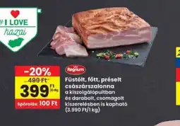 Interspar Regnum Füstölt, főtt, préselt császárszalonna ajánlat