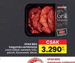 Interspar Spar BBQ hagymás sertéstarja ajánlat
