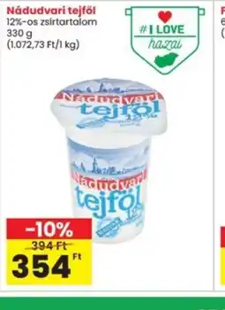 Interspar Nádudvari tejföl ajánlat