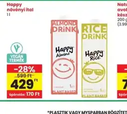 Interspar Happy növényi ital ajánlat