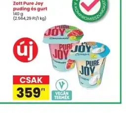 Interspar Zott Pure Joy puding és gurt ajánlat