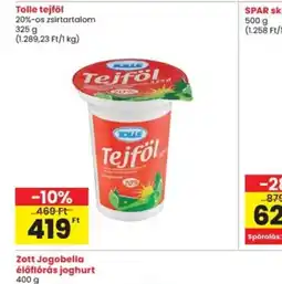 Interspar Tolle tejföl ajánlat