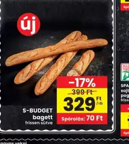 Interspar S-Budget bagett ajánlat