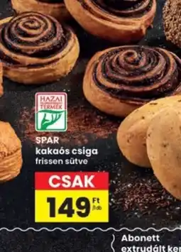 Interspar Spar kakas csiga ajánlat