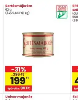 Interspar Sertésmájkrém ajánlat