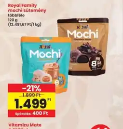 Interspar Royal Family Mochi sütemény ajánlat