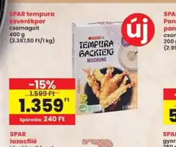 Interspar SPAR tempura keverékpor ajánlat