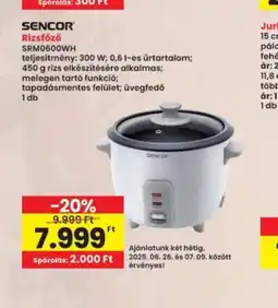 Interspar Sencor Rizsfőző ajánlat