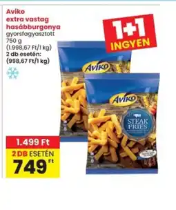 Interspar Aviko extra vastag hasábburgonya ajánlat