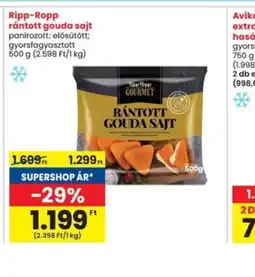 Interspar Ripp-Ropp rántott gouda sajt ajánlat