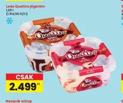 Interspar Ledo Quattro jégkrém ajánlat