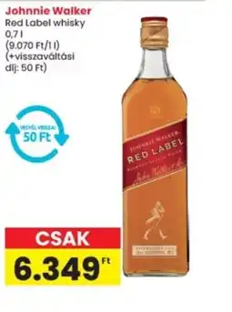 Interspar Johnnie Walker Red Label whisky ajánlat