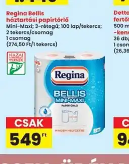 Interspar Regina Bellis háztartási pap 1 csomag (26,36 Ft/1 db)rtörlő ajánlat