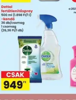 Interspar Dettol fertőtlenítőspray ajánlat