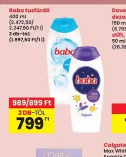 Interspar Baba tusfürdő ajánlat