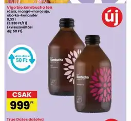 Interspar Vigo bio kombucha tea ajánlat