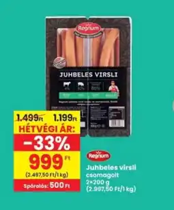 Interspar Juhbeles virsli ajánlat