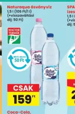 Interspar Naturaqua ásványvíz ajánlat
