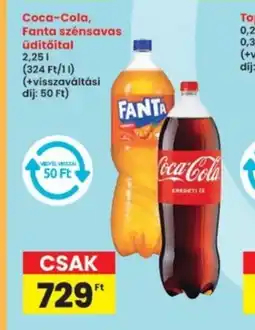 Interspar Coca-Cola, Fanta szénsavas üdítőital ajánlat