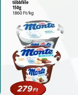 Real Zott Monte tejdesszert ajánlat