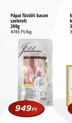 Real Pápai füstölt bacon szeletelt ajánlat