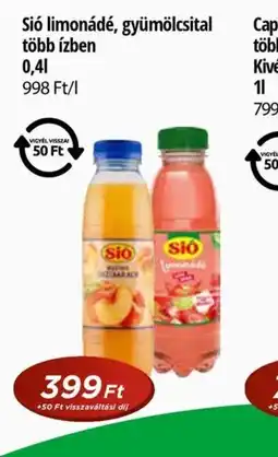 Real Si limonádé, gyümölcsital ajánlat
