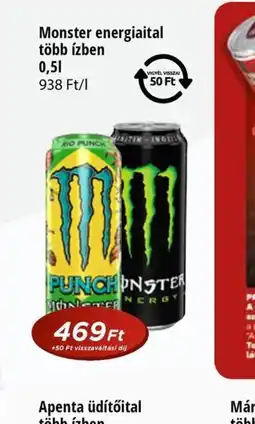 Real Monster energiaital ajánlat