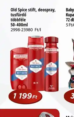 Real Old Spice stift, deospray, tusfürdő ajánlat