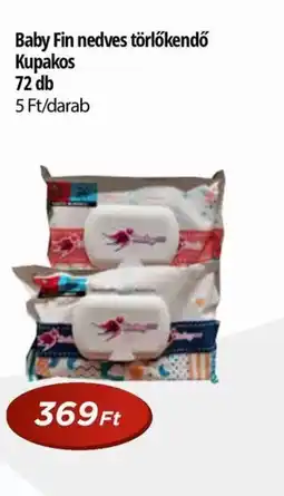 Real Baby Fin nedves törlőkendő ajánlat