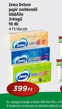 Real Zewa Deluxe papír zsebkendő ajánlat