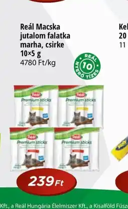Real Reál Macska jutalom falatka ajánlat
