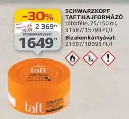 Auchan SCHWARZKOPF TAFT HAJFORMÁZÓ ajánlat
