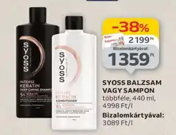 Auchan SYOSS BALZSAM VAGY SAMPON ajánlat