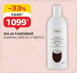 Auchan Ziaja tusfürdő ajánlat