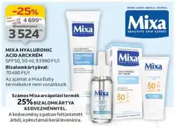 Auchan MIXA HYALURONIC ACID ARCKRÉM ajánlat