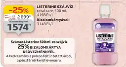 Auchan LISTERINE Szájvíz ajánlat