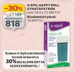 Auchan X-EPIL HAPPY ROLL GYANTAPATRON ajánlat