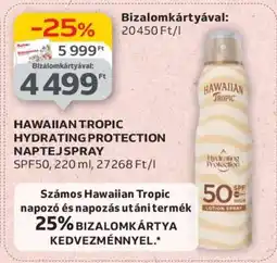 Auchan HAWAIIAN TROPIC HYDRATING PROTECTION NAPTEJ SPRAY ajánlat
