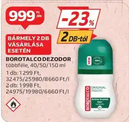 Auchan BOROTALCO DEZODOR ajánlat