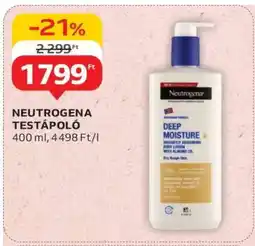 Auchan Neutrogena testápoló ajánlat