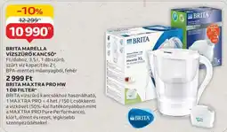 Auchan BRITA MARELLA VÍZSZŰRŐ KANCSÓ ajánlat