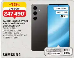 Auchan Samsung Galaxy S24 Kártyafüggetlen Okostelefon ajánlat