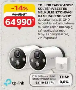 Auchan TP-LINK TAPO C420S2 ajánlat