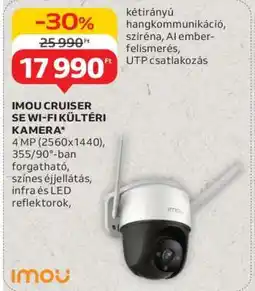 Auchan IMOU CRUISER SE WI-FI KÜLTÉRI KAMERA ajánlat