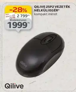 Auchan QILIVE 25P2 VEZETÉK NÉLKÜLI EGÉR ajánlat