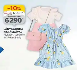 Auchan Lányka ruha kistáskával ajánlat