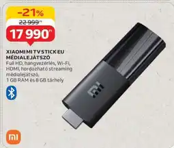 Auchan Xiaomi Mi TV Stick EU Médialejátszó ajánlat