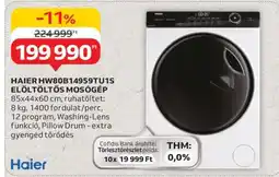 Auchan HAIER HW80B14959TU1S ELŐLTÖLTŐS MOSÓGÉP ajánlat