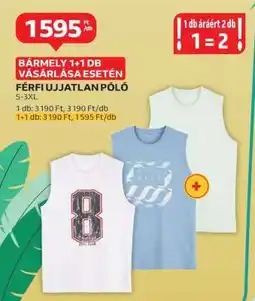 Auchan Férfi ujjatlan póló ajánlat