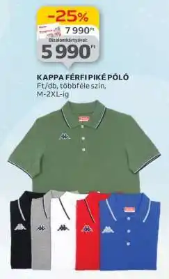Auchan KAPPA FÉRFI PIKÉ PÓLÓ ajánlat